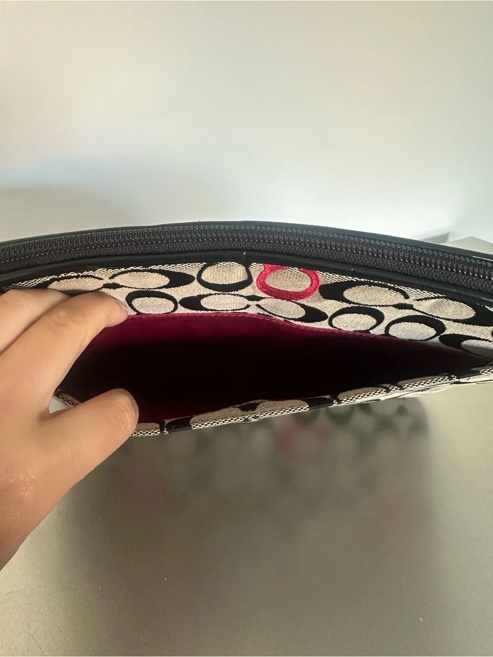 Coach Signature Laptop/iPad Sleeve